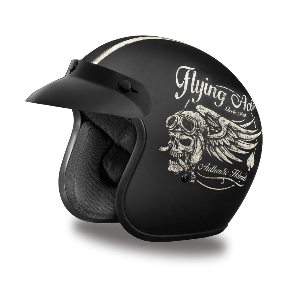 capitals motorcycle helmet DC6-FAC D.O.T. DAYTONA CRUISER