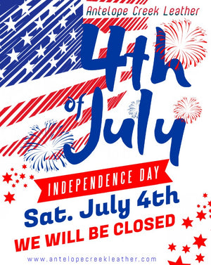 Closed Sat - July 4th