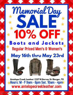 Memorial Week Sale
