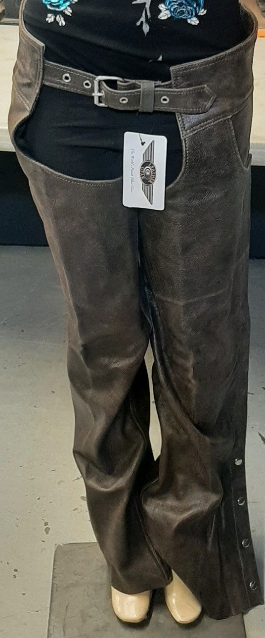 Unisex Nice Brown Motorcycle Chaps 1167brn