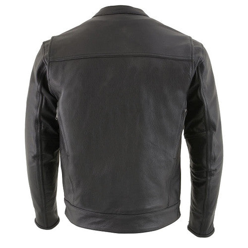 Milwaukee Leather Men's Vented Scooter Jacket MLM1506 MJ