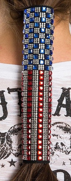 34011 4" HG Bling American Flag