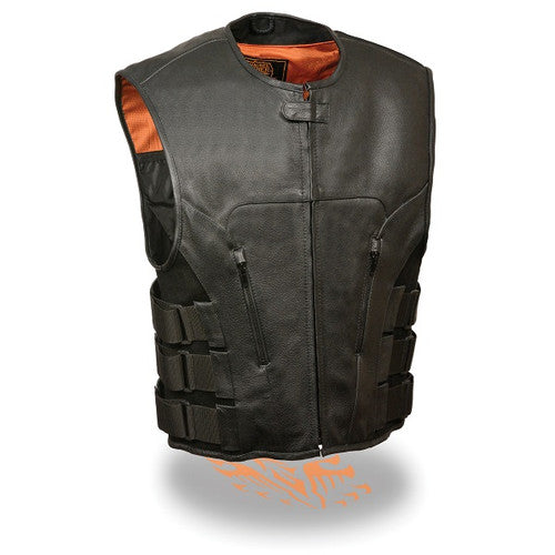Men's SWAT Style Zipper Front Vest 3500