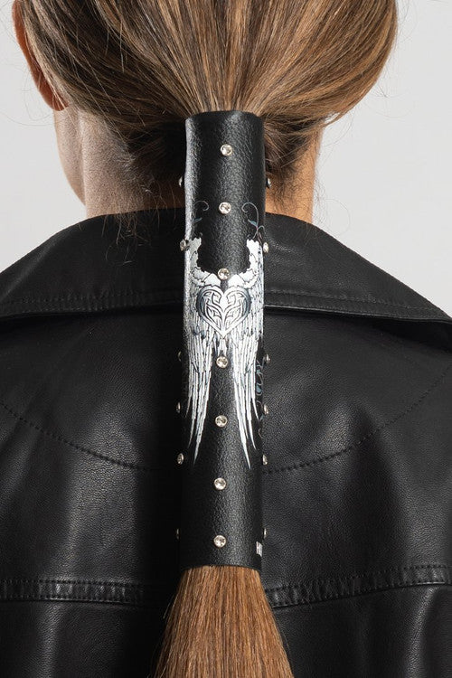 38040 8" HG Heart and Wings Design