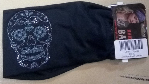 Sugar Skull black headband 50192