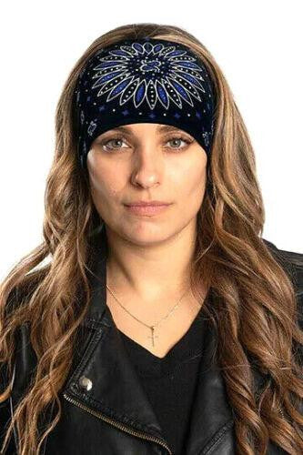 Blue Sunrise Bling Headband (Sunrise Paisley) 50294