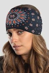 Orange Sunrise Paisley Headband 50295 EZB