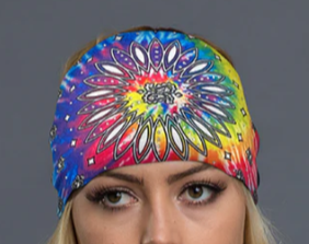 TIE DYE SUNRISE PAISLEY W/GEMS EZ BANDZ 50308