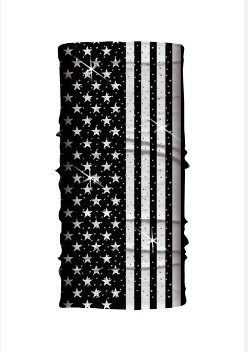 B&W USA FLAG W/GEMS SOAKER TUBE