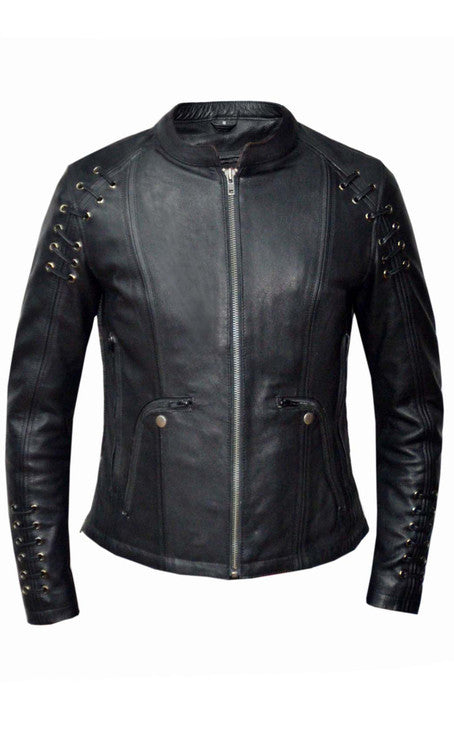 Ladies Leather Biker Jacket 6564.00 WJ