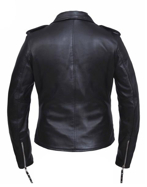 Ladies Black Lambskin Jacket 6832