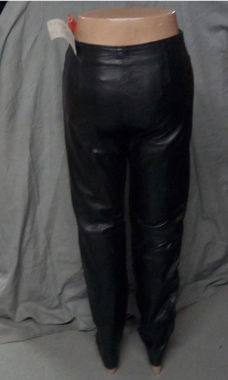 Women's Hip Hugger Leather Pants 713