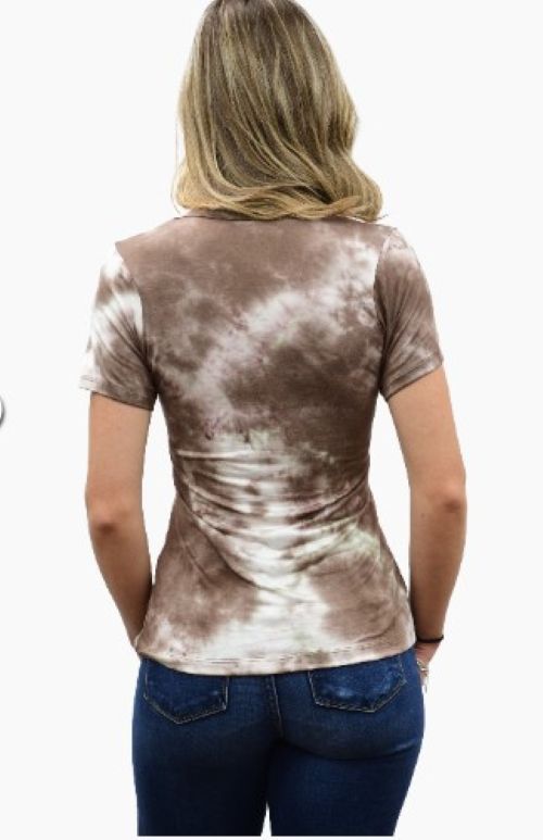 Ladies Beautiful Cross with Wings Shirt - USA Made - 7741