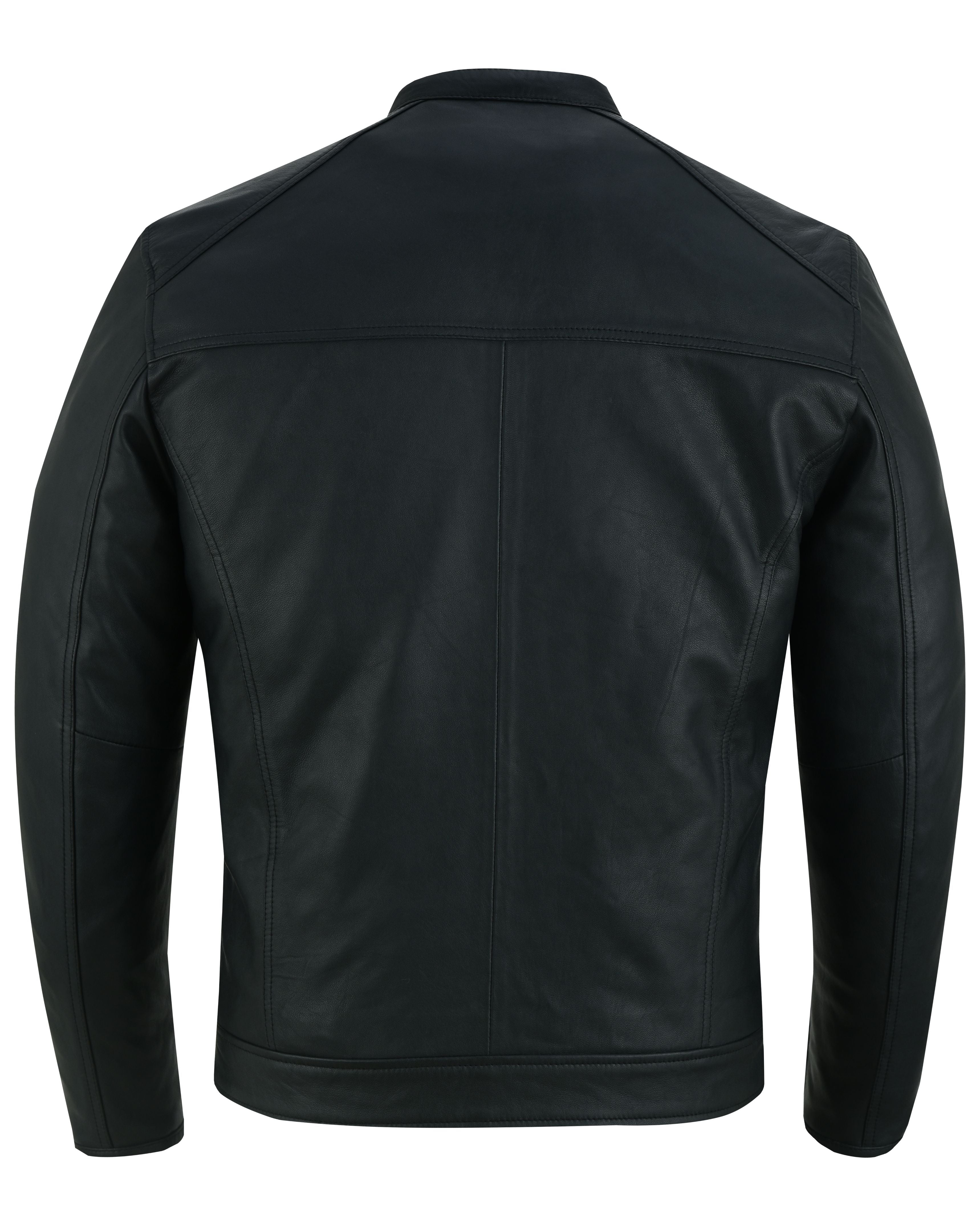 Classic Joe Men’s Fashion Lambskin Leather Jacket