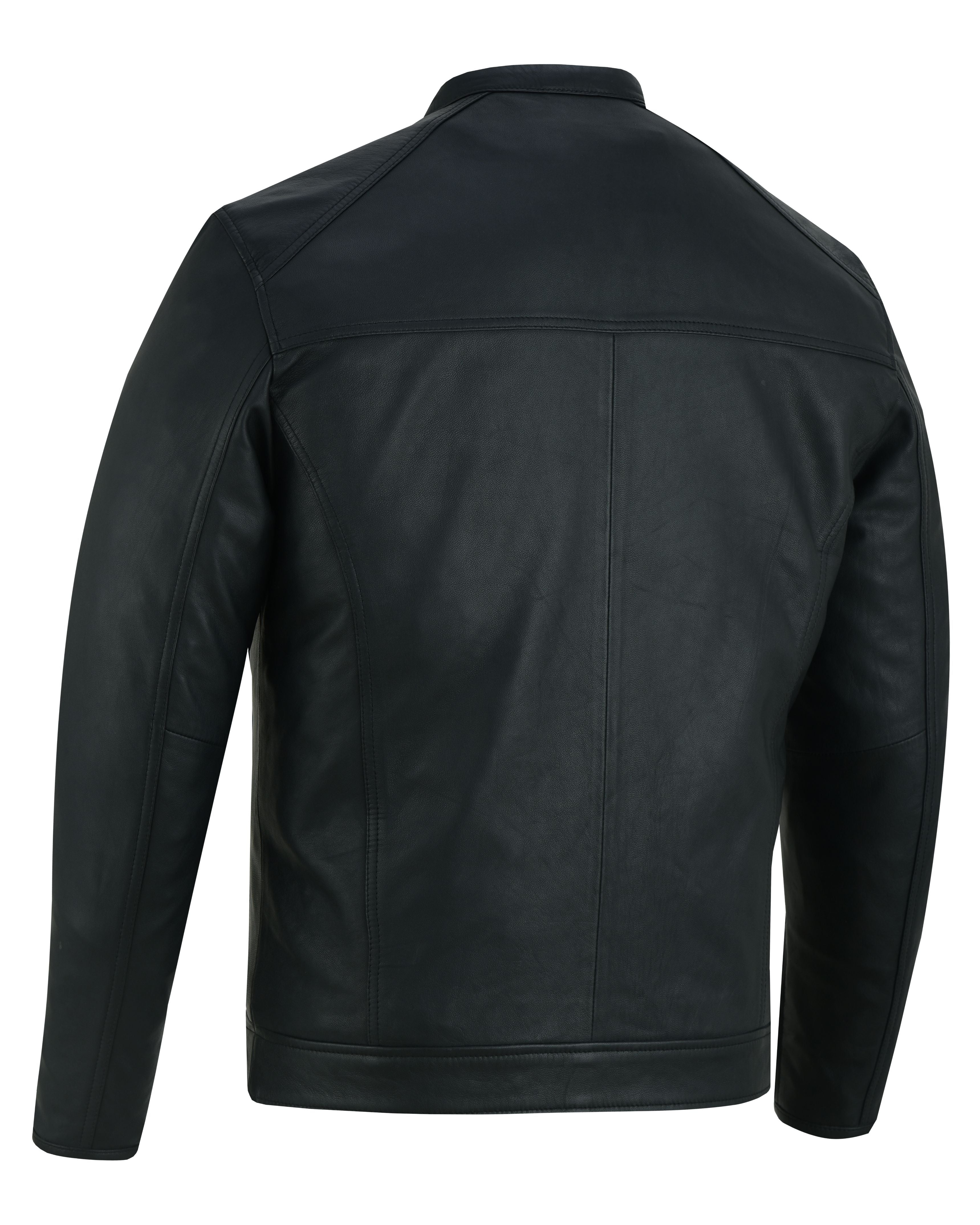 Classic Joe Men’s Fashion Lambskin Leather Jacket
