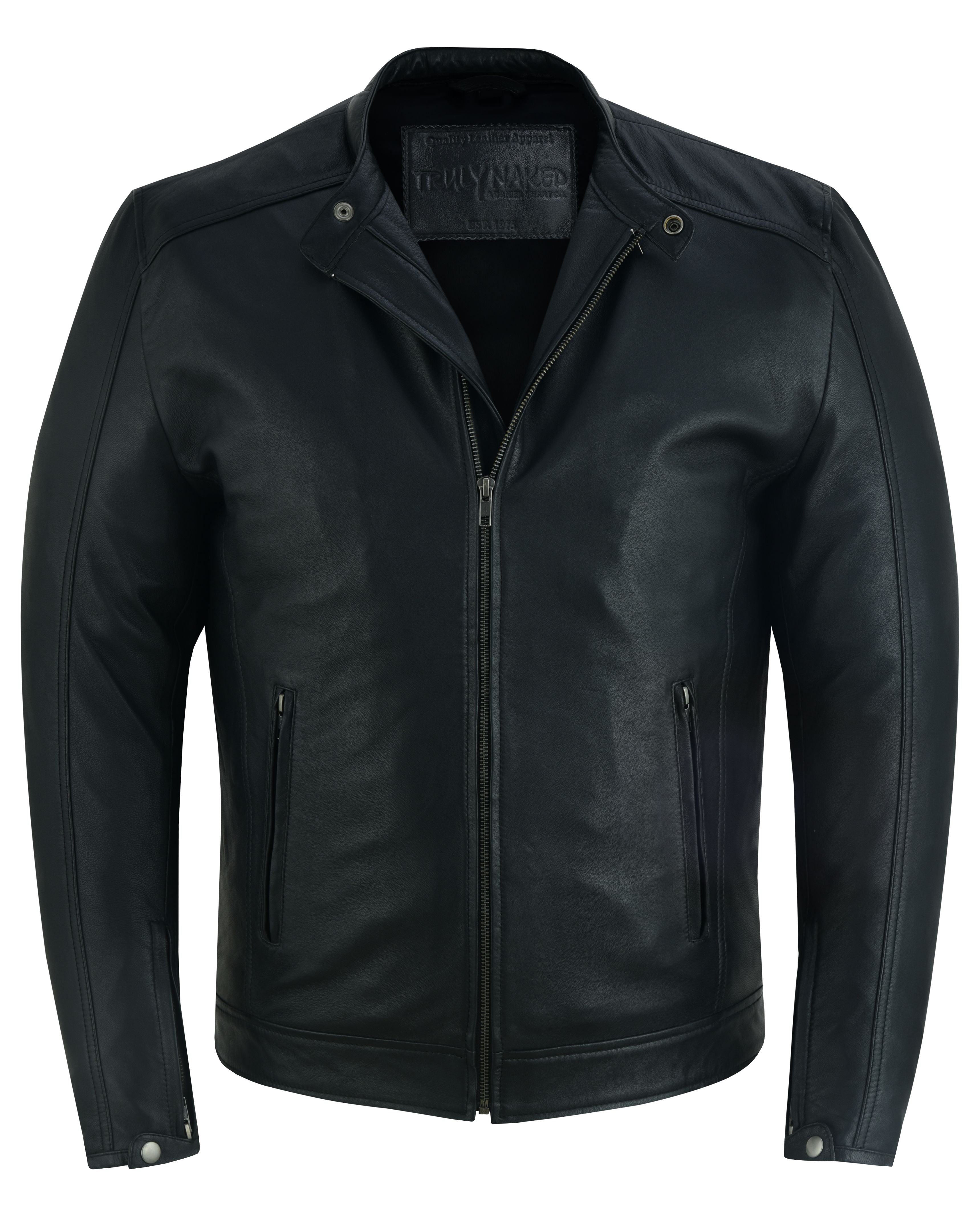 Classic Joe Men’s Fashion Lambskin Leather Jacket