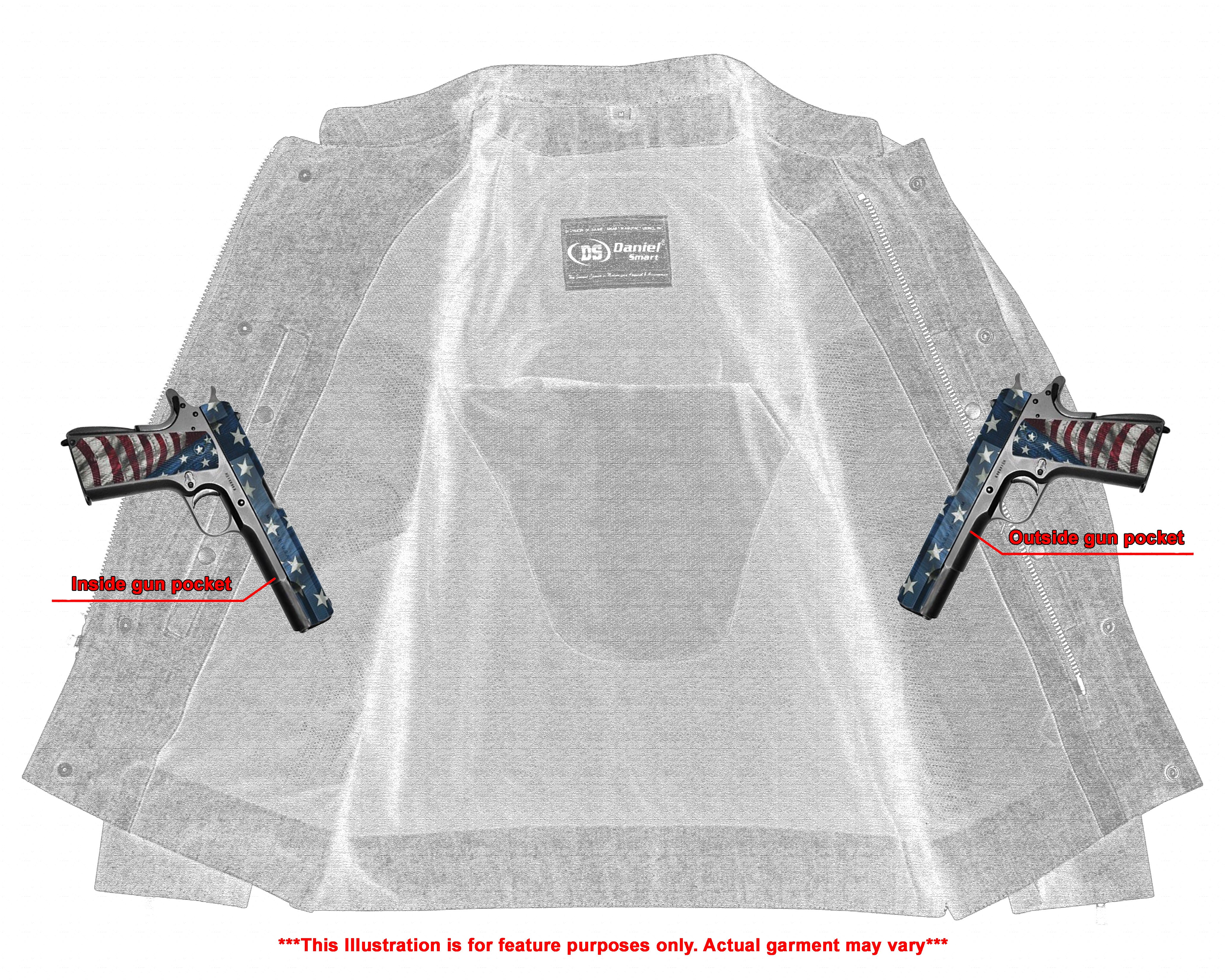 DM Mens Rough Rub-Off Denim Jacket