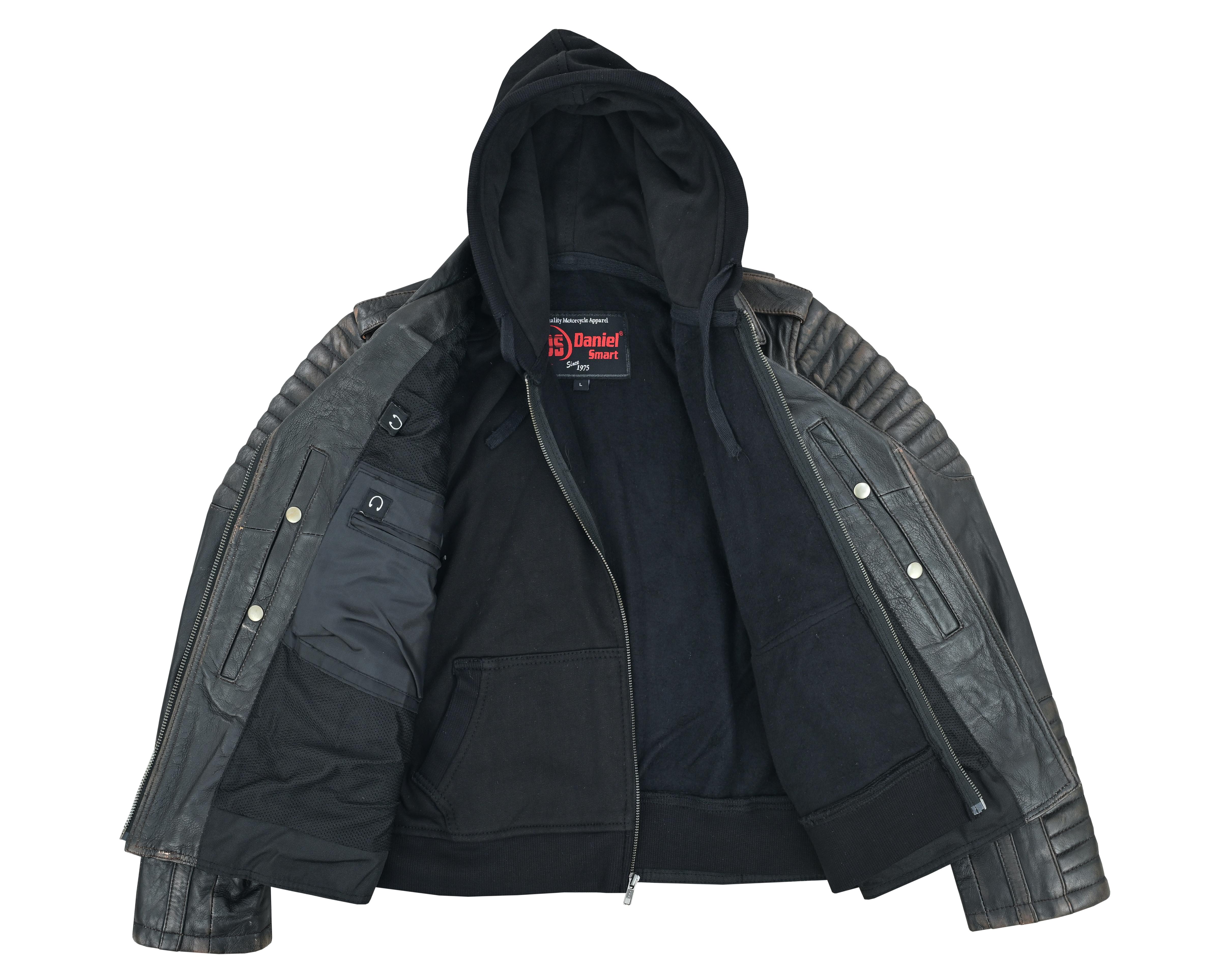 DS Women's Lightweight Drum Dyed Distressed Naked Lambskin M/C Jac