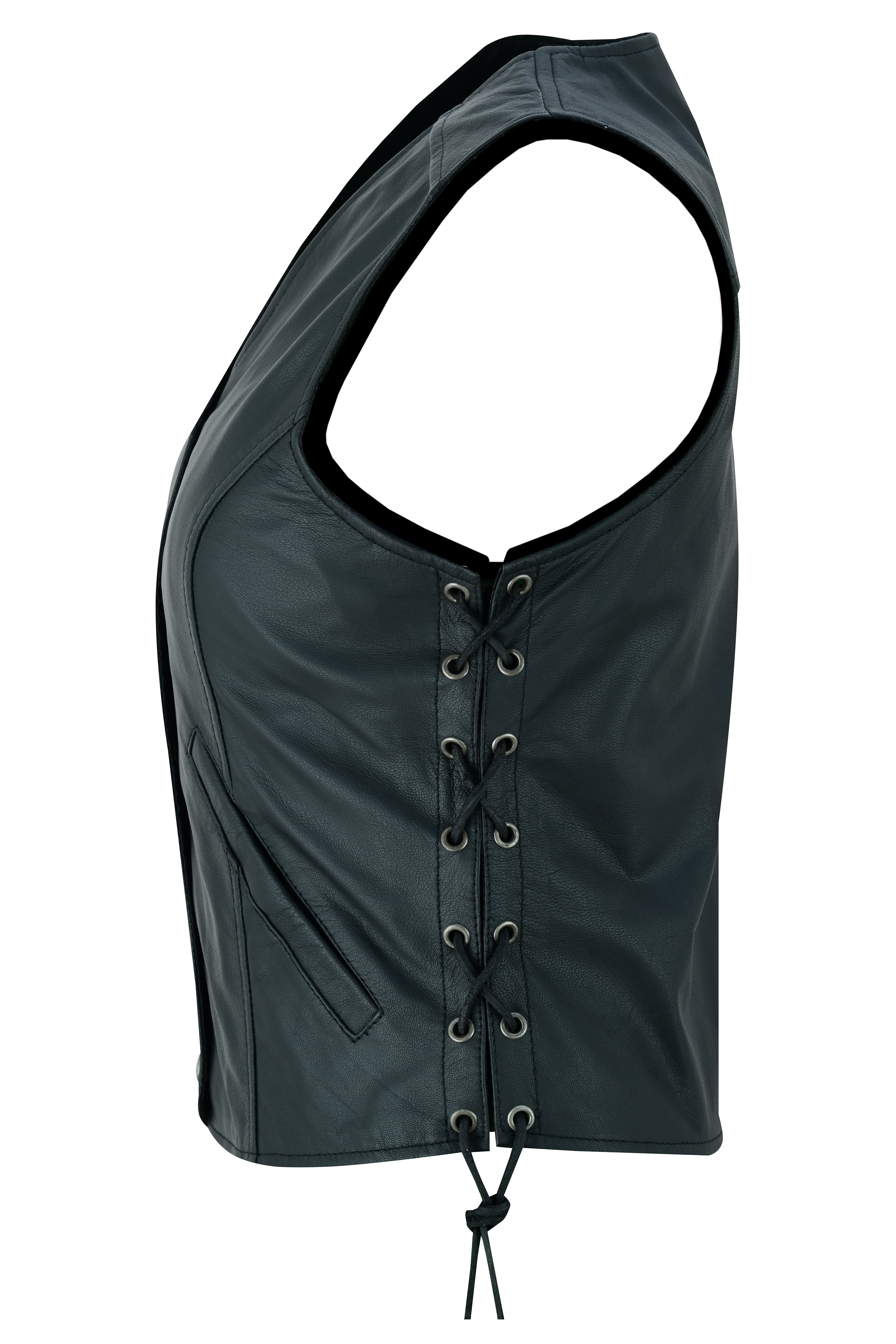 DS Women's Light Weight Open Neck Vest