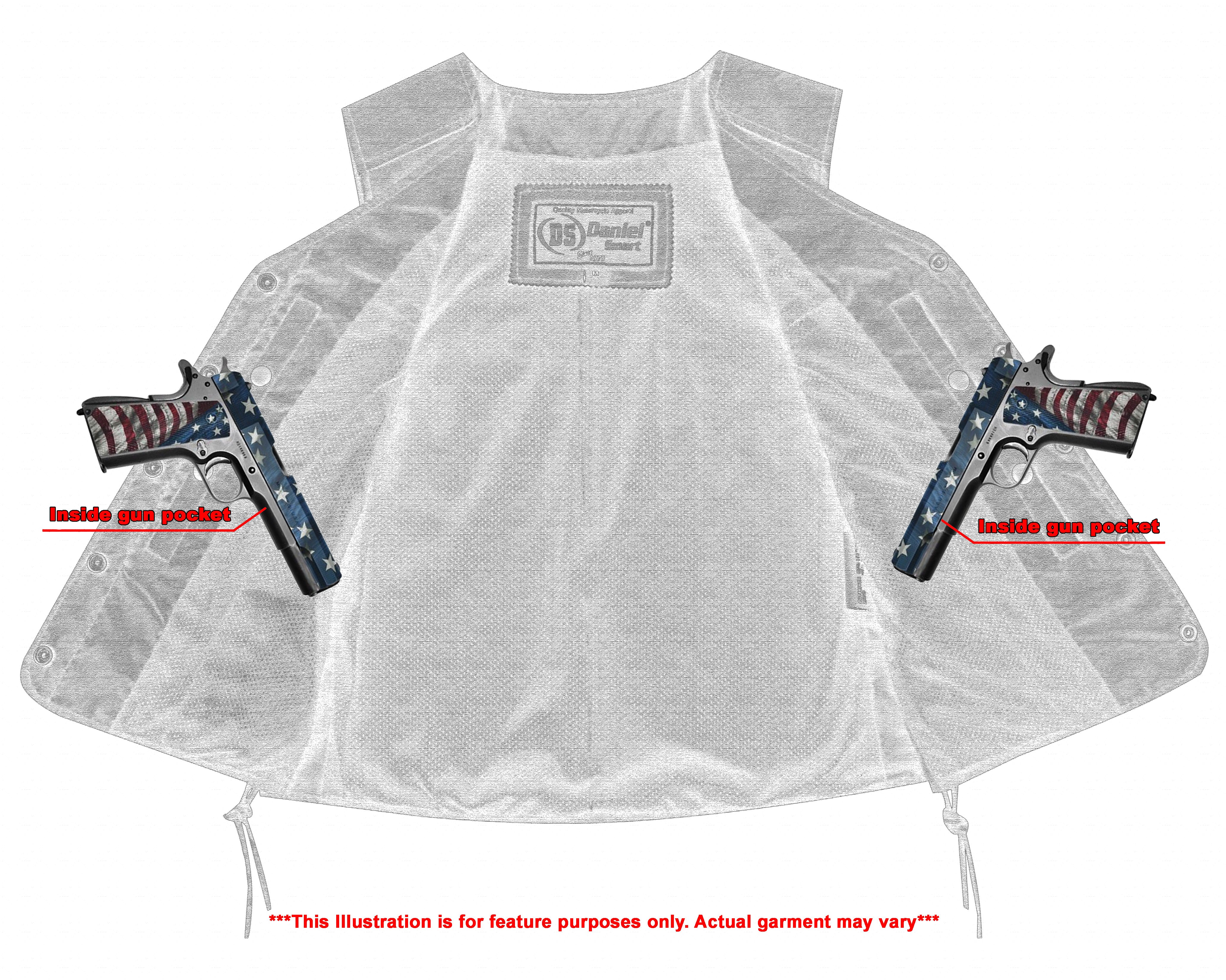 DS Women's Light Weight Open Neck Vest