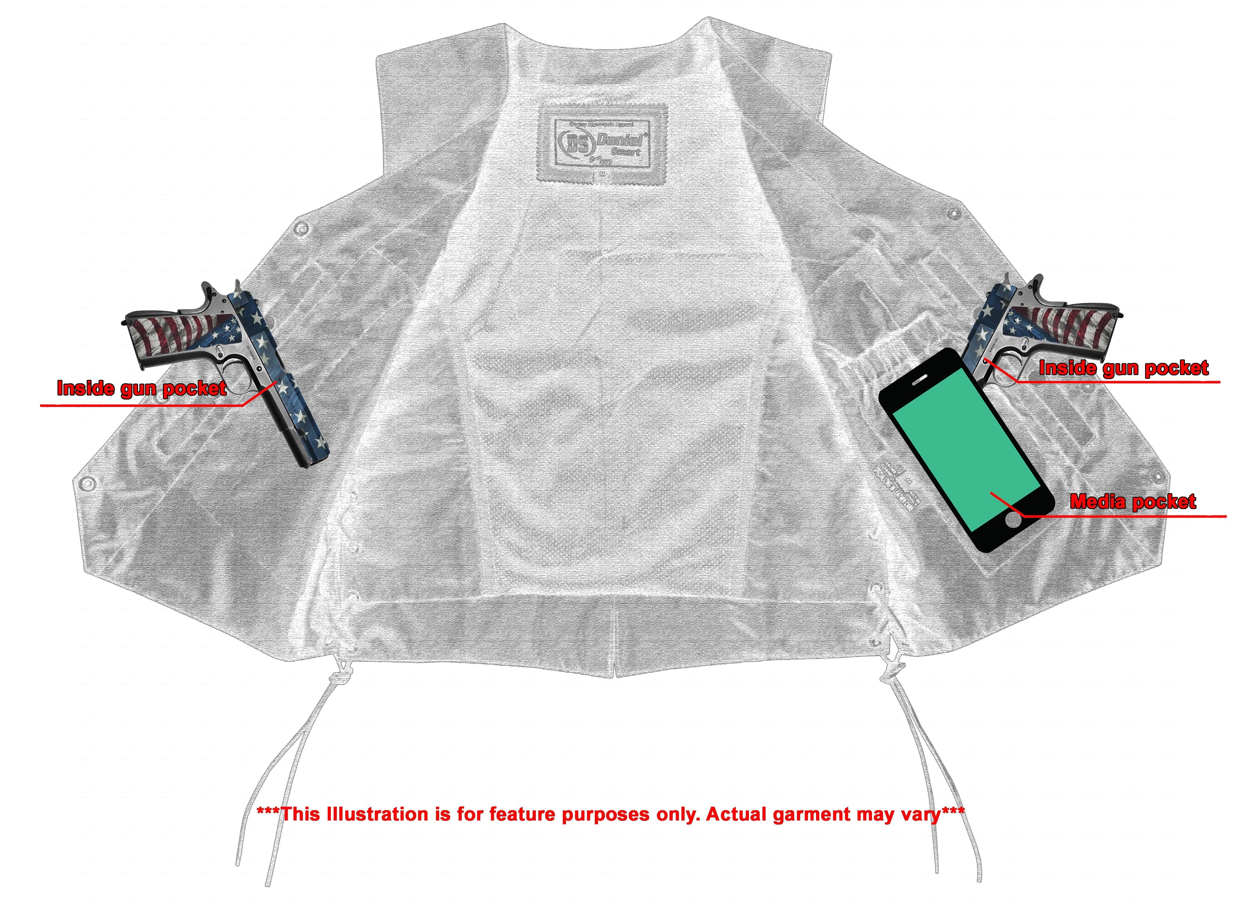 DS Women's Ultra-Thin  Braided Vest