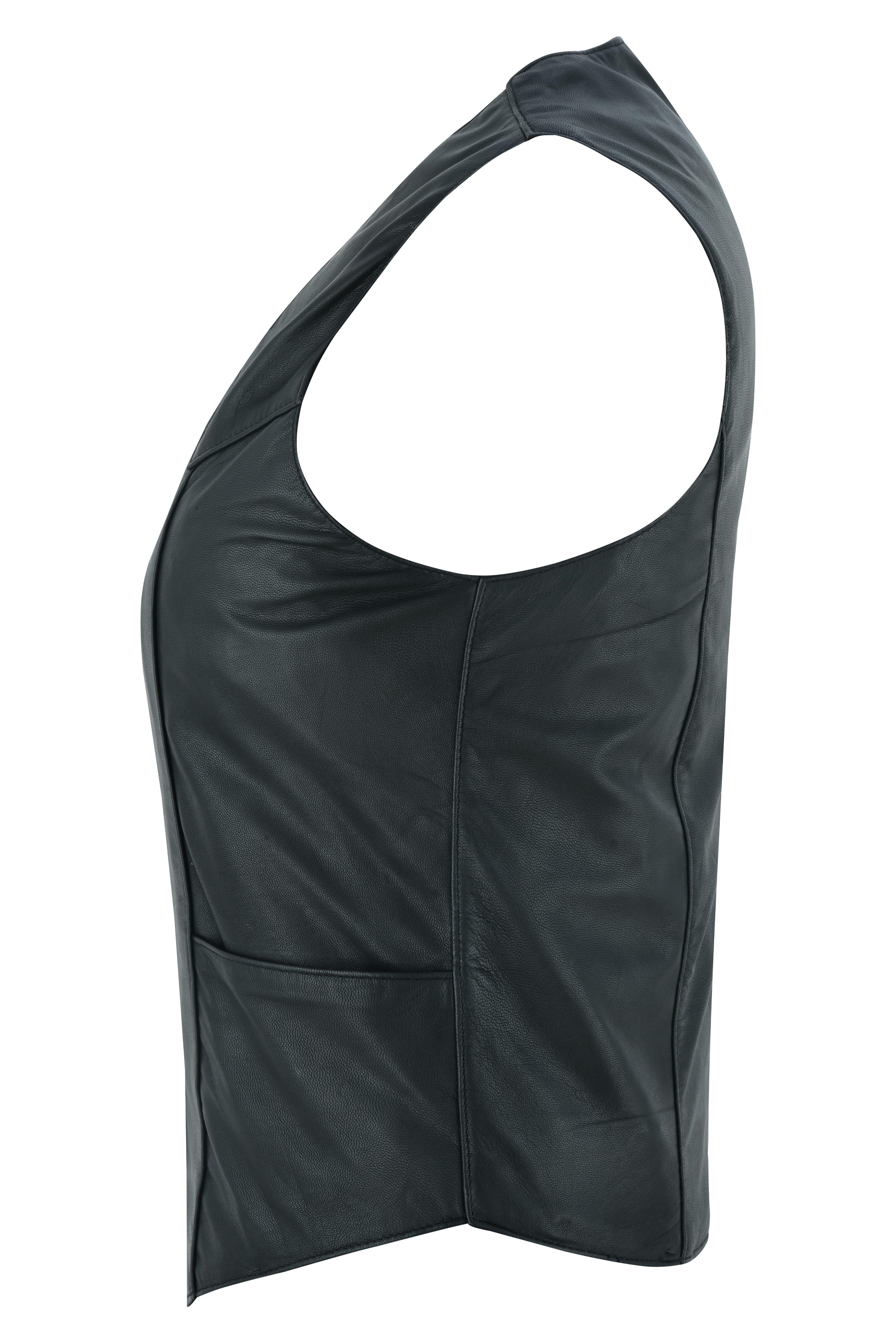 DS Women's Classic Plain Side Vest
