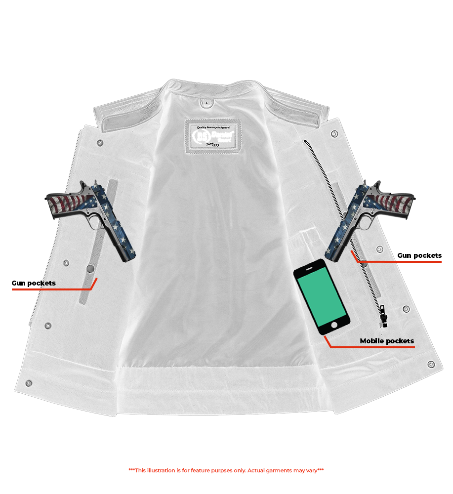 DS Women's Premium Single Back Panel Concealment Vest