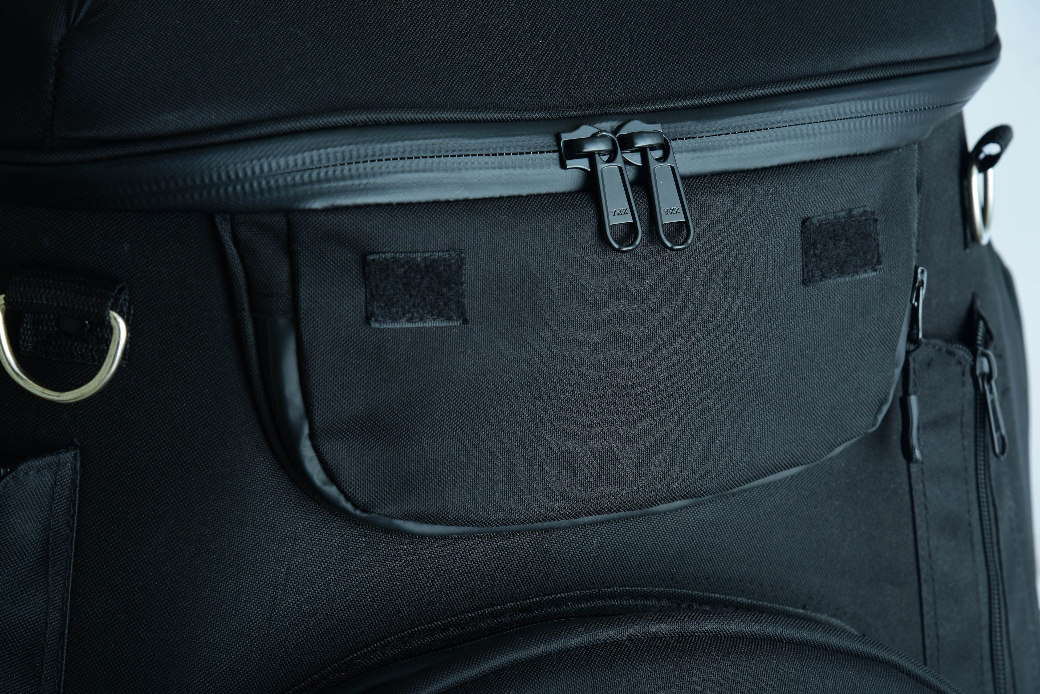 DS Daniel Smart Black Heavy Duty Textile Motorcycle Pet Carrier Si