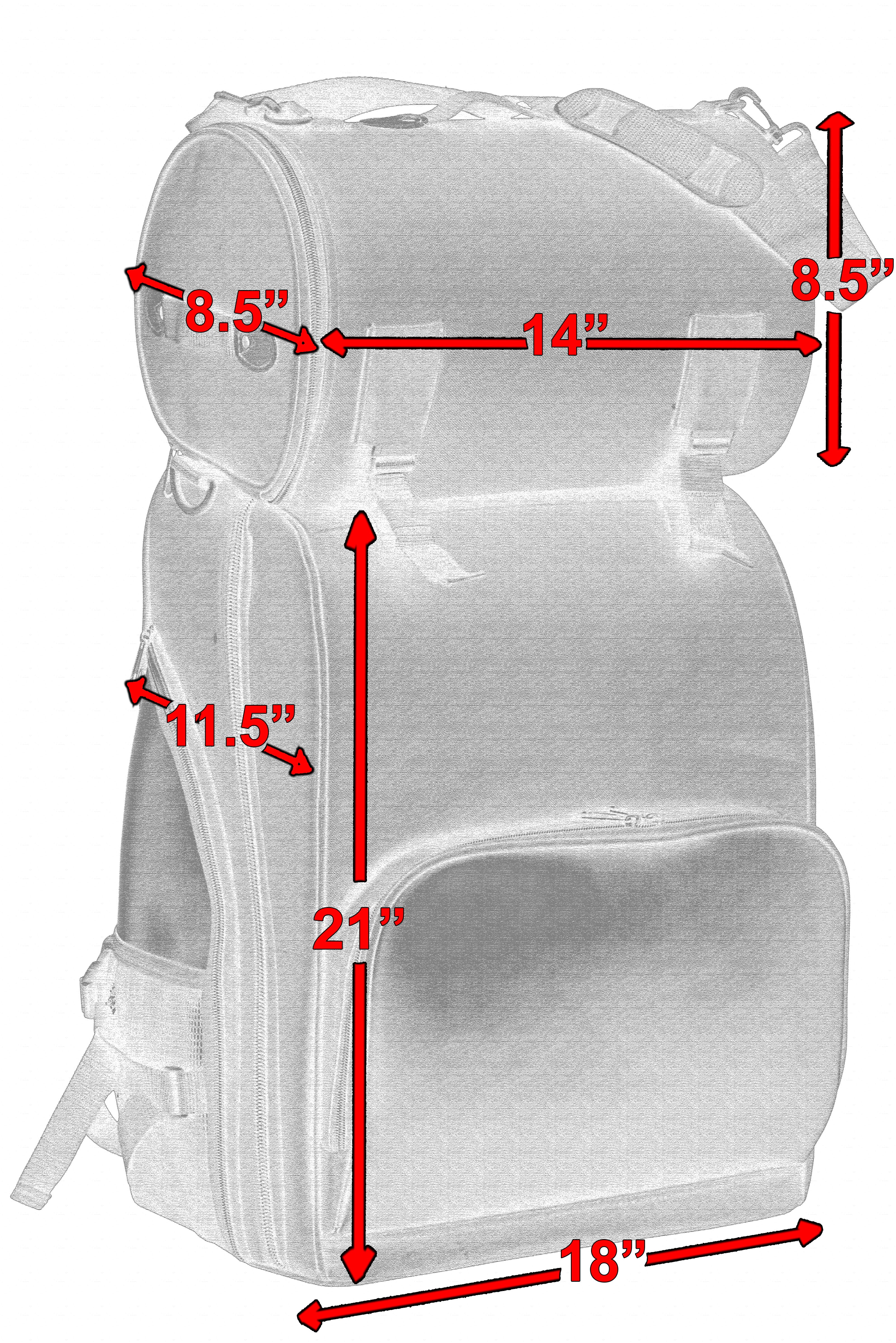 DS Updated Touring Sissy Bar Bag