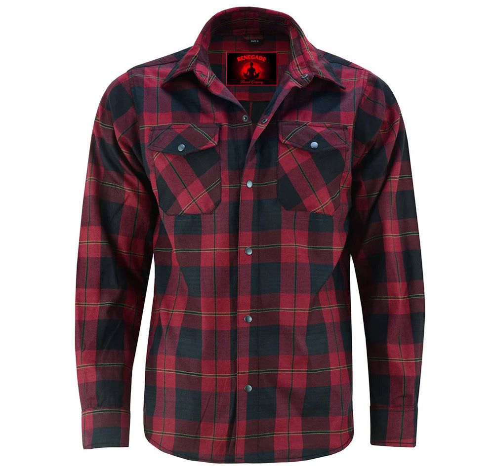 DS Flannel Shirt - Red and Black