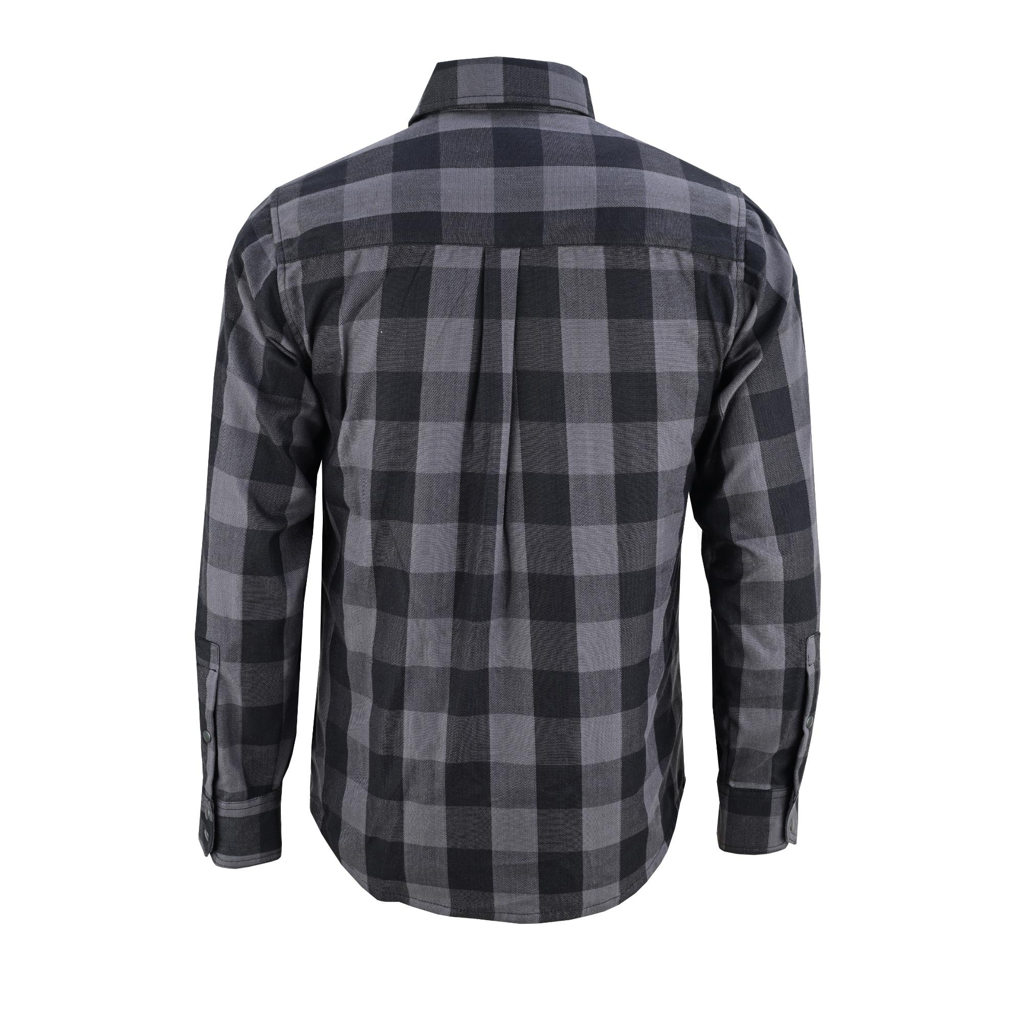 DS Flannel Shirt - Gray and Black
