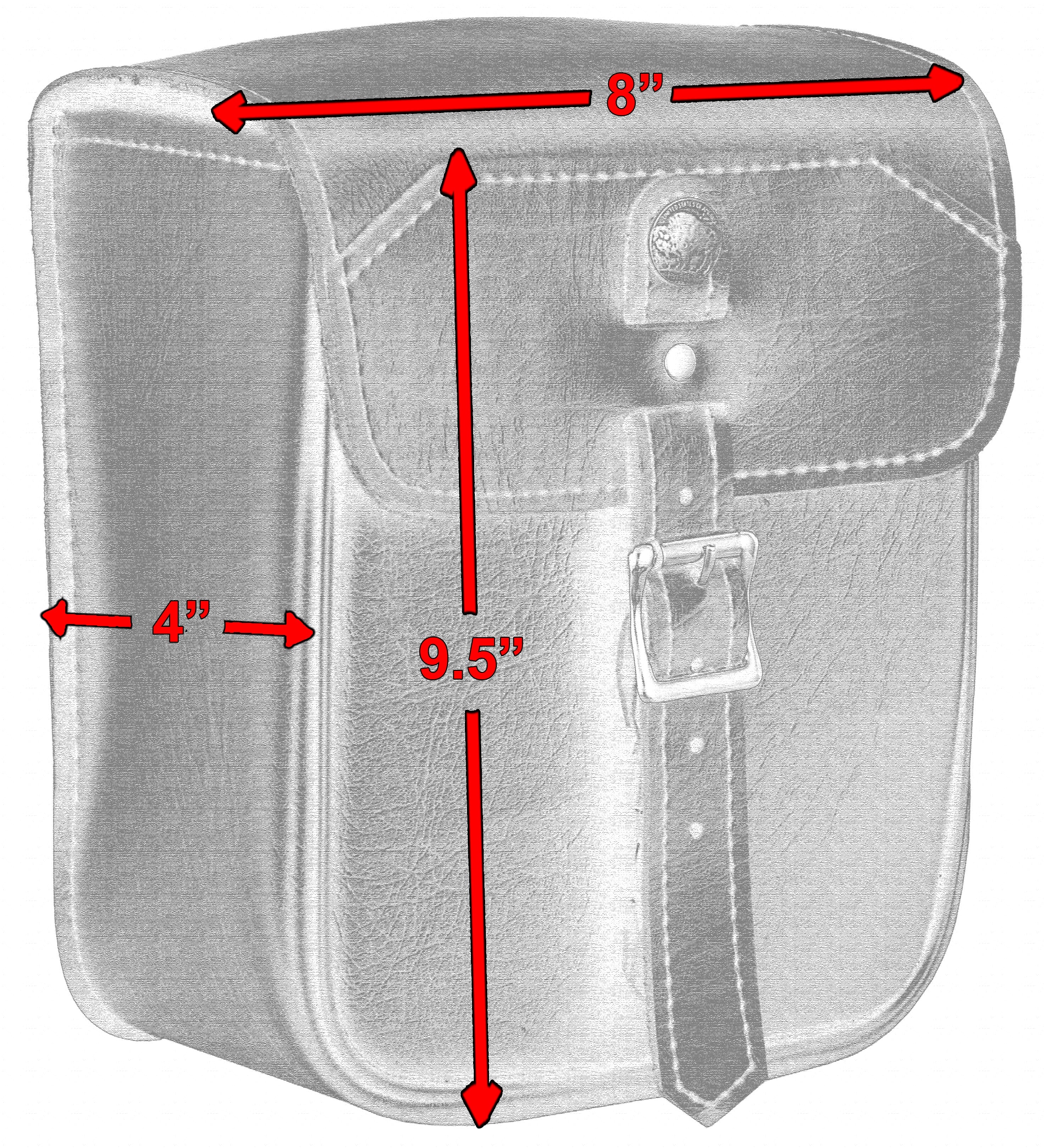 DS Synthetic Leather Large Tool Bag for Sissybar