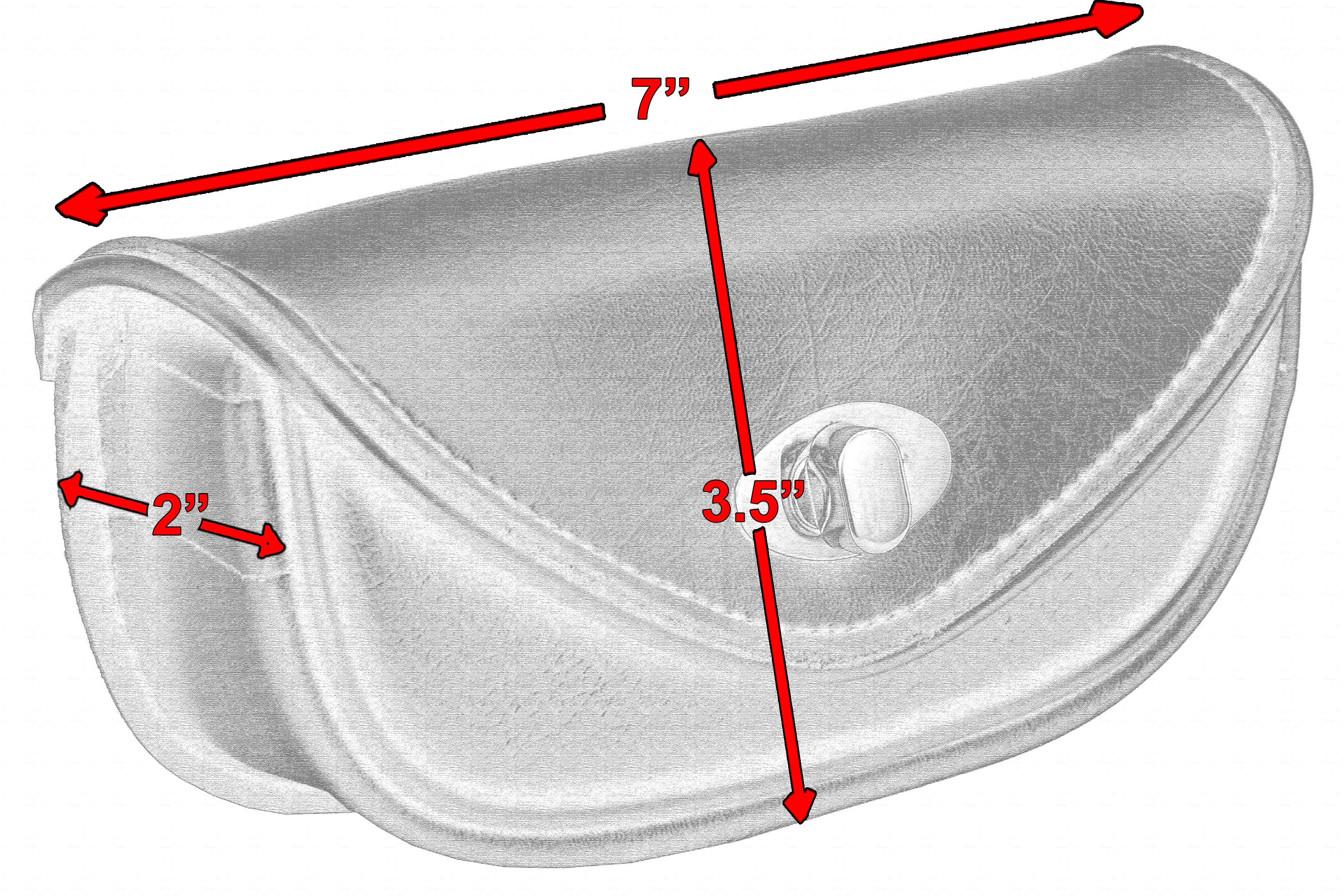 DS Premium Synthetic Leather Small Windshield Bag