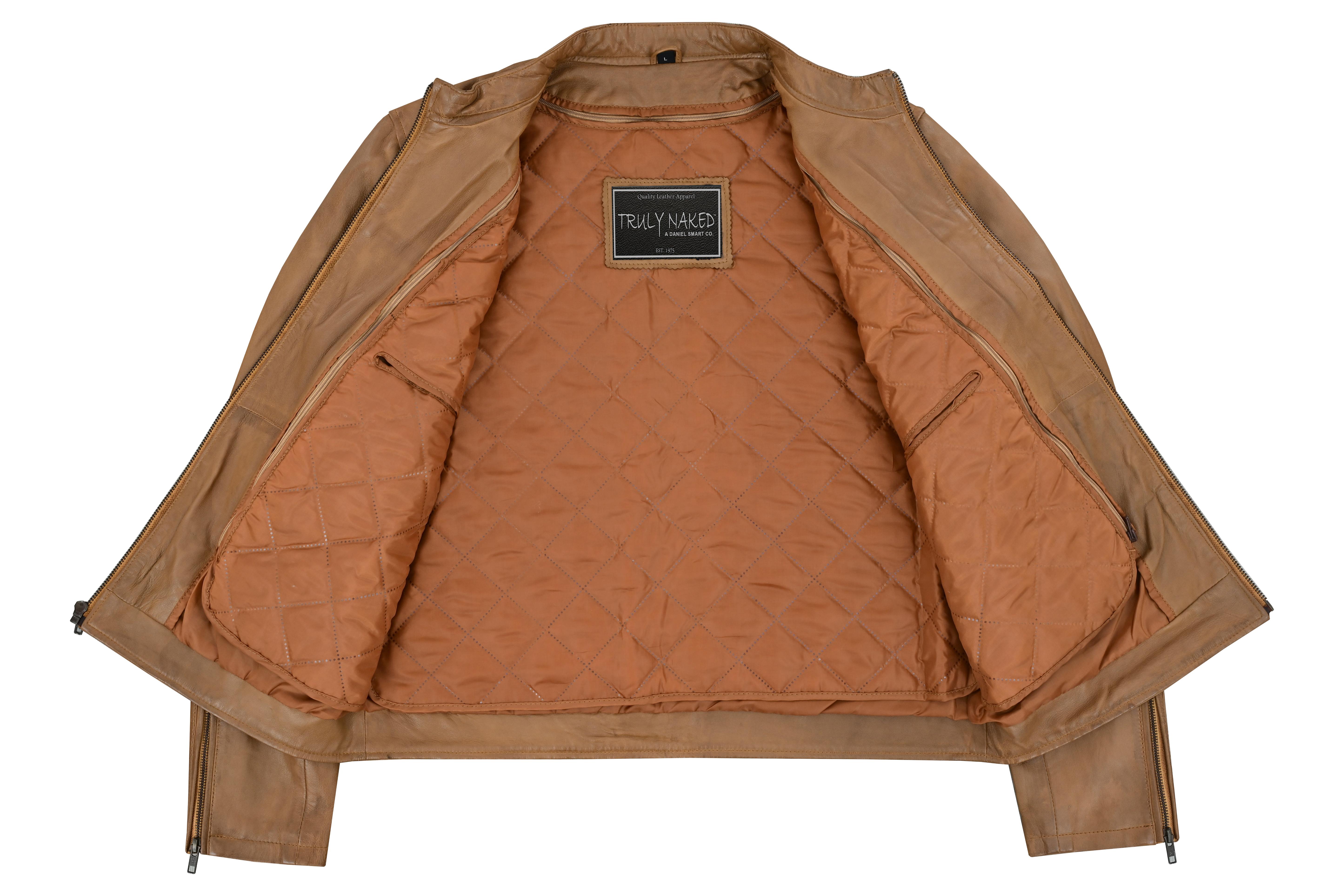 Rustic Stunner Men's Brown Fashion Leather Jacket