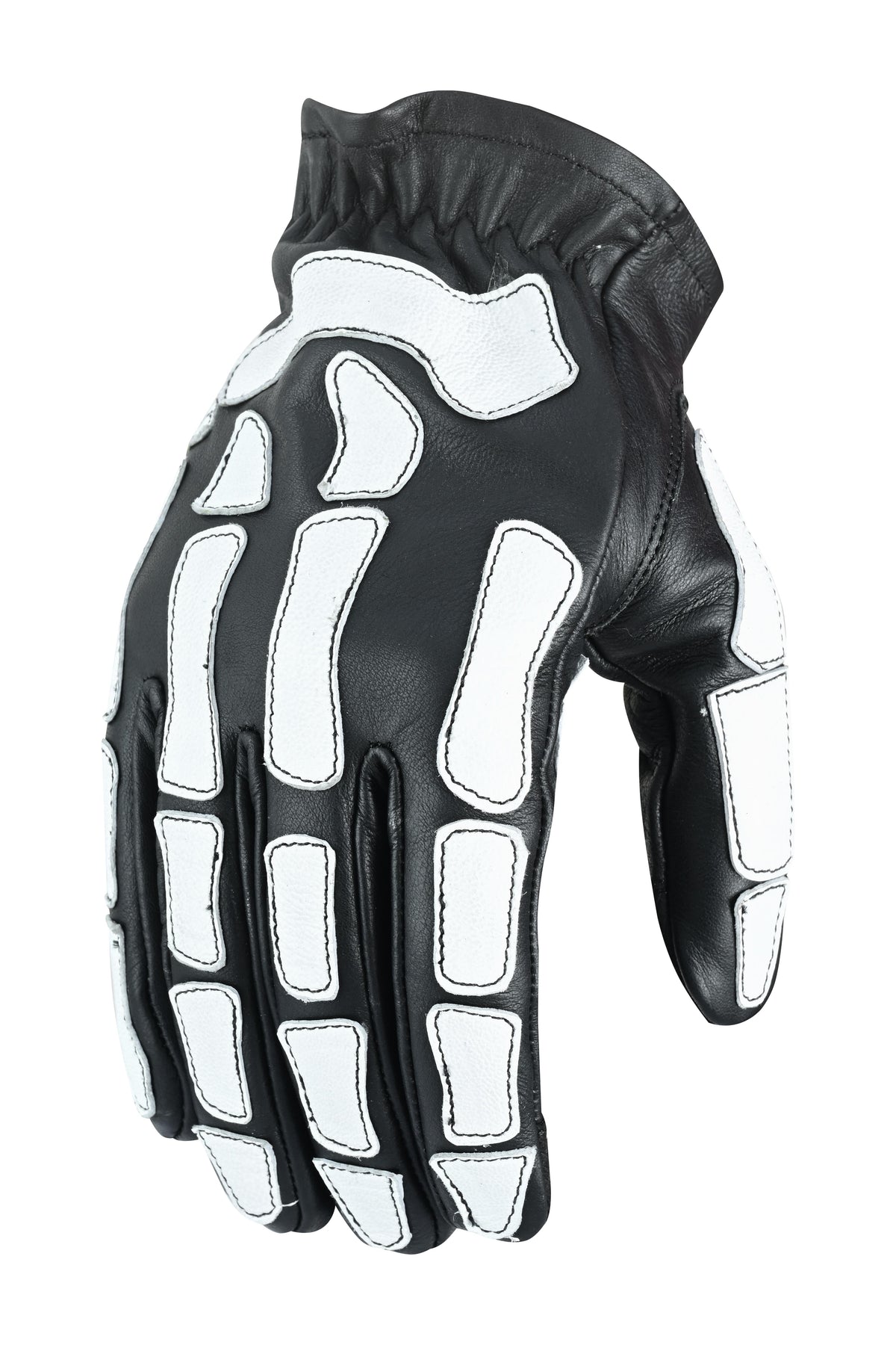 Glow Bones Black and White Leather Skeleton Glove – Antelope Creek Leather