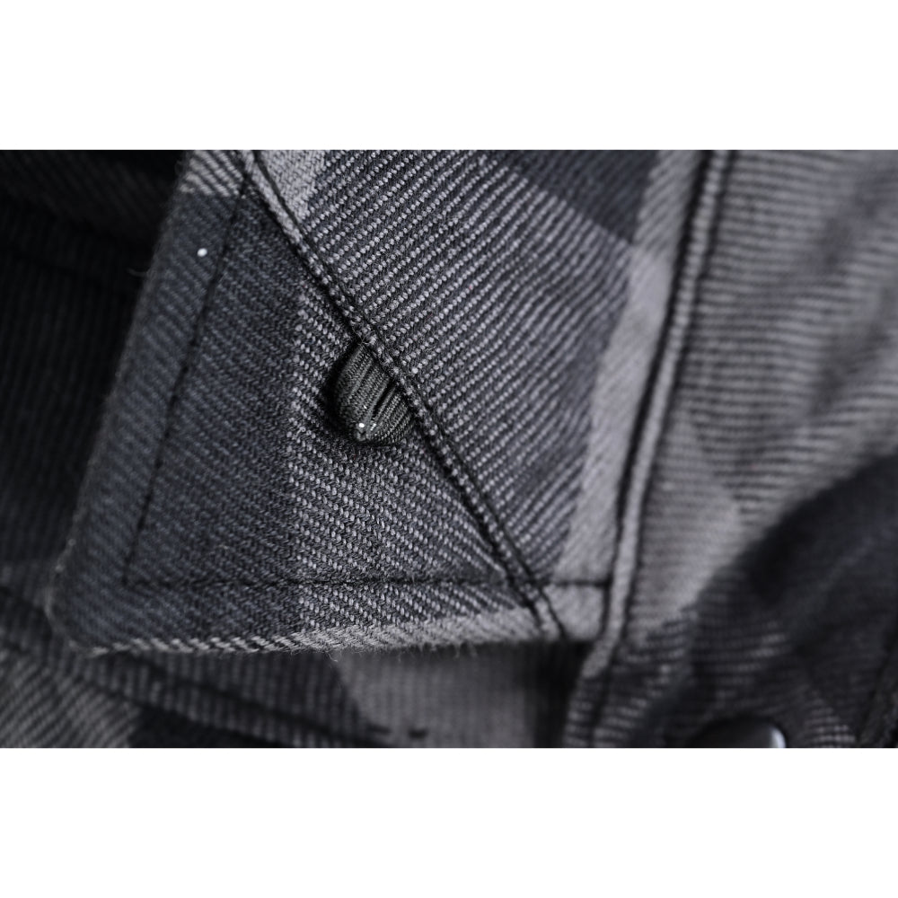 Gray Champ Men's Gray Black Sleeveless Flannel