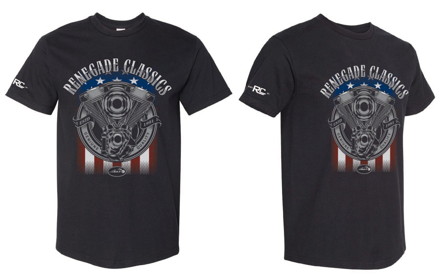 RC RENEGADE CLASSICS FLAG TSHIRT