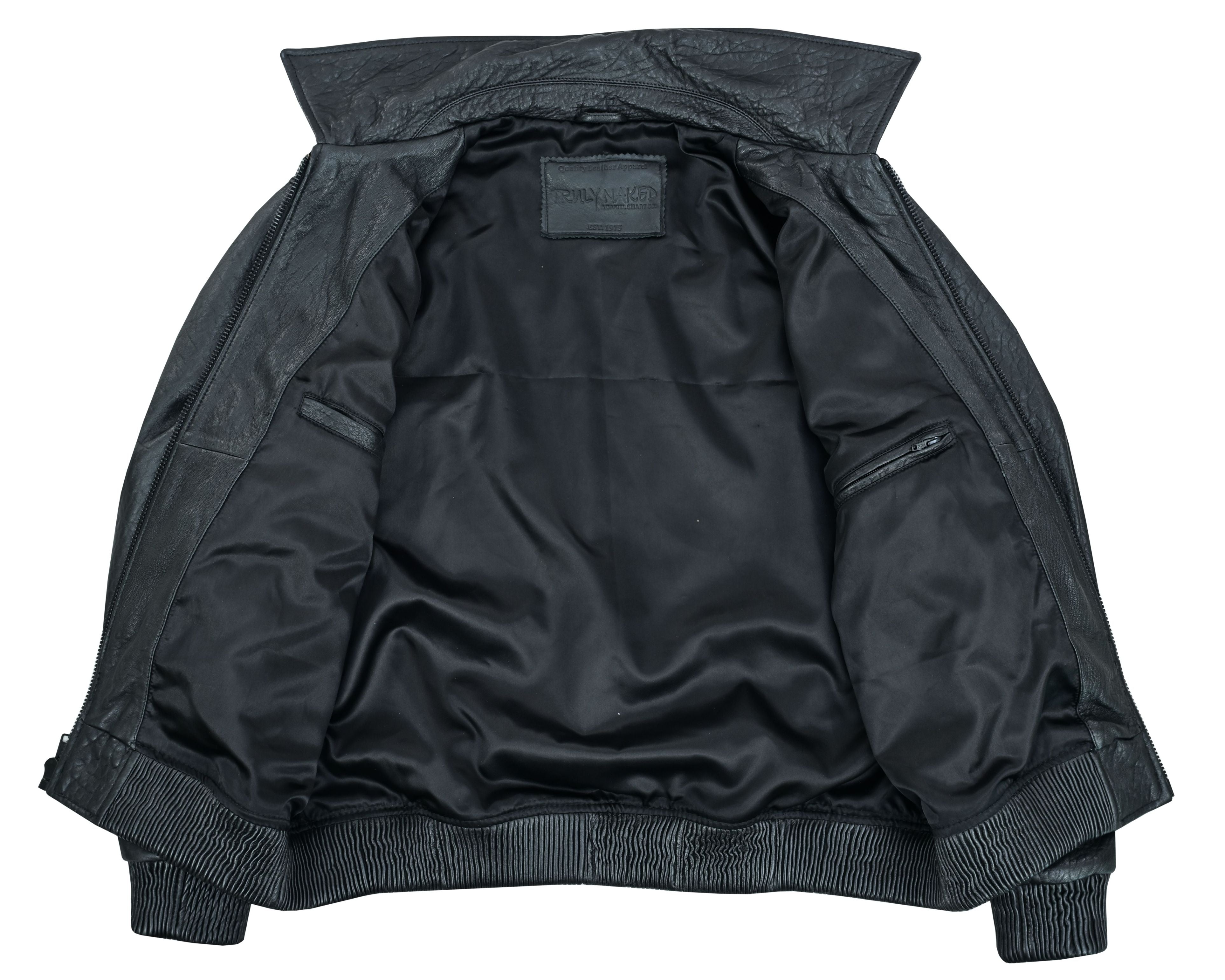 Traveler Men's Fashion Black Leather Jacket