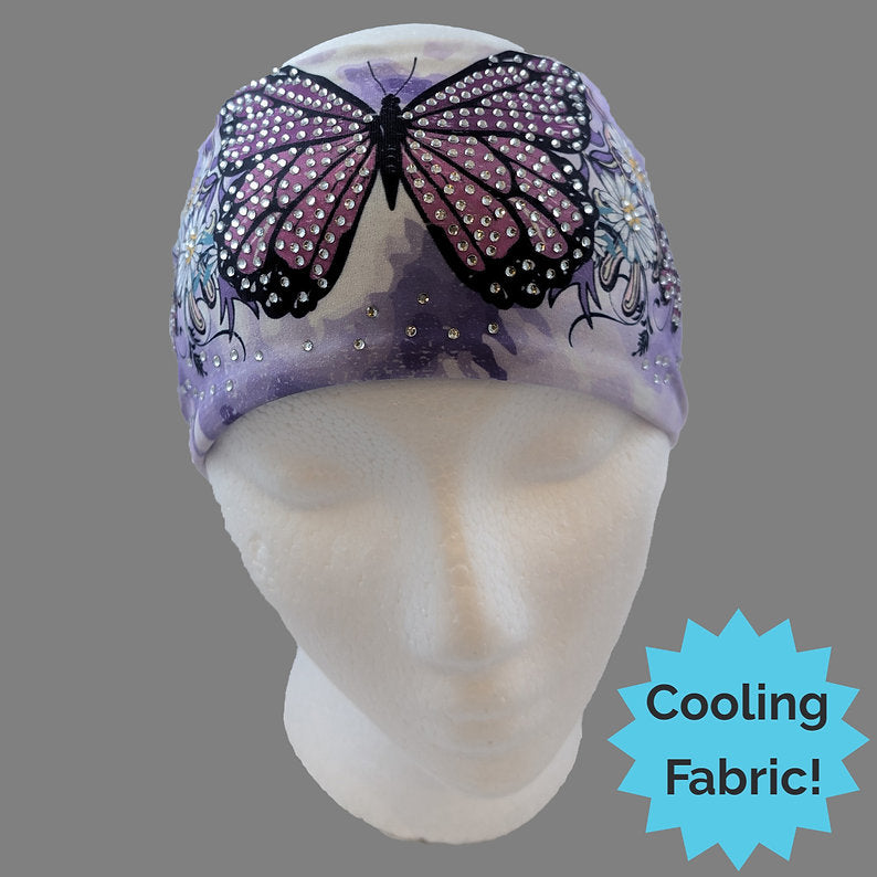 Butterfly Tie Dye Headband - Made in the USA HW141R