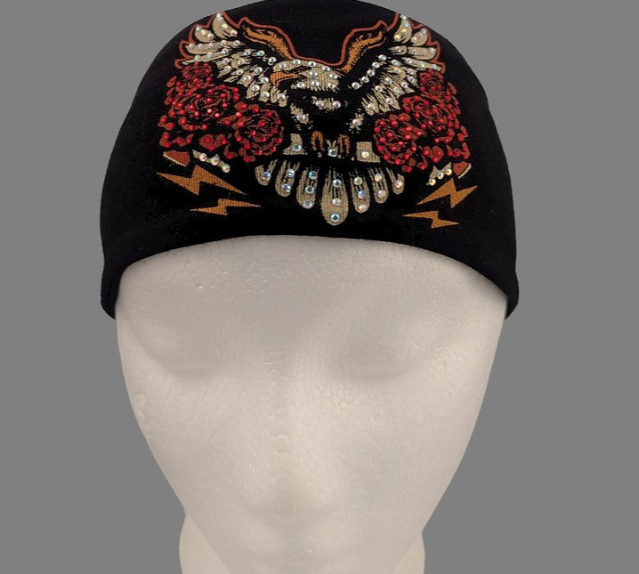 Vintage Eagle with Rhinestones Headband - Made in the USA HW152R