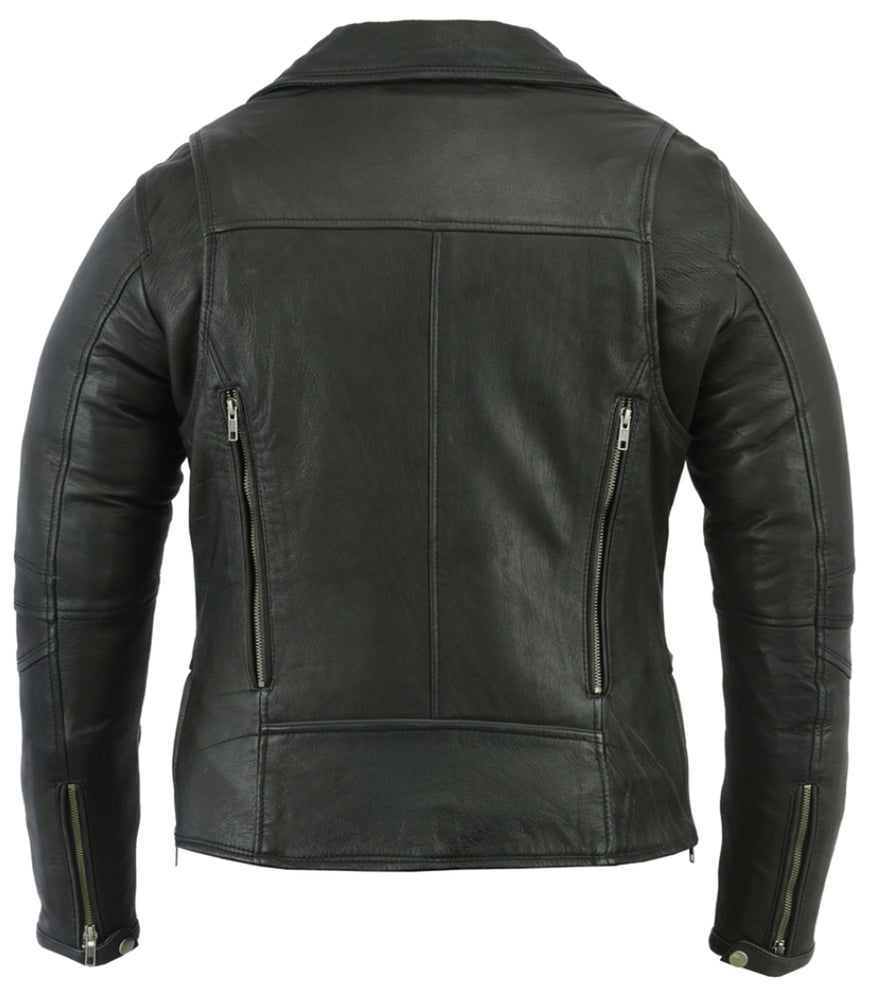 DS Women's Modern Longer Beltless Biker Jacket