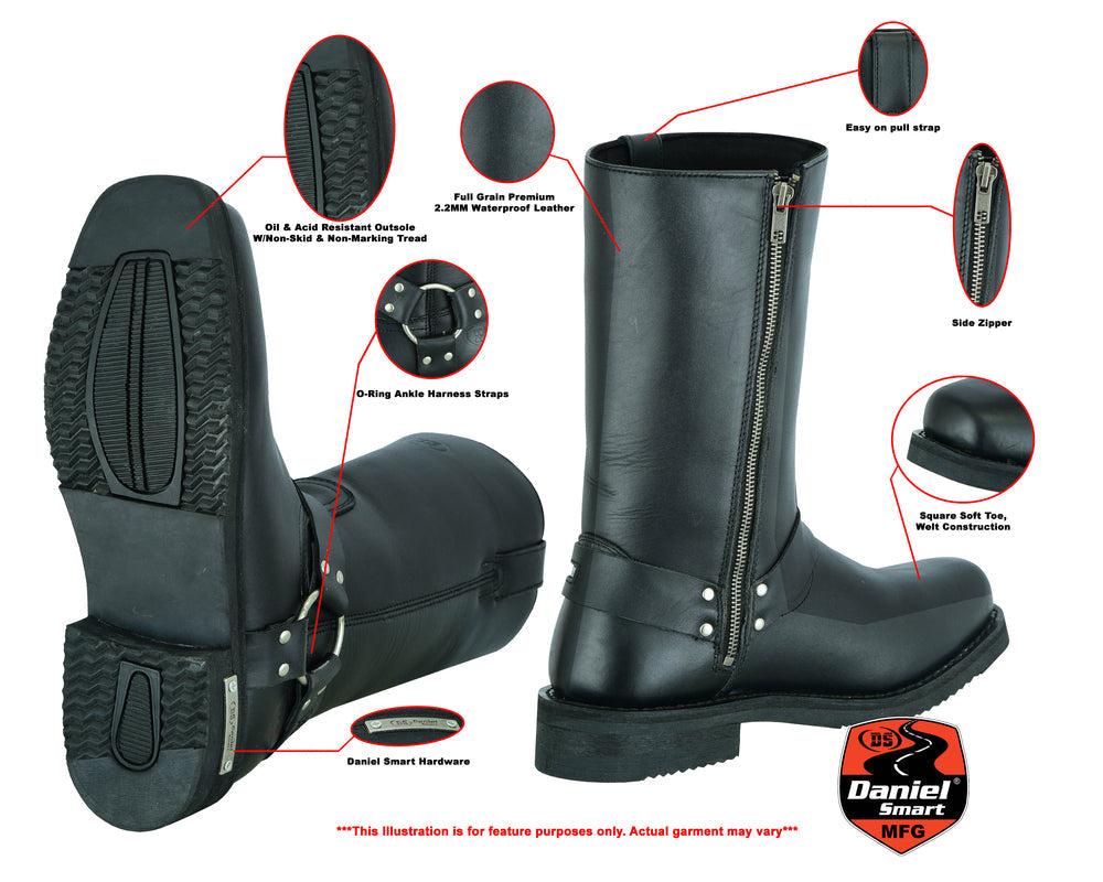 DS Men's Waterproof Harness Boots
