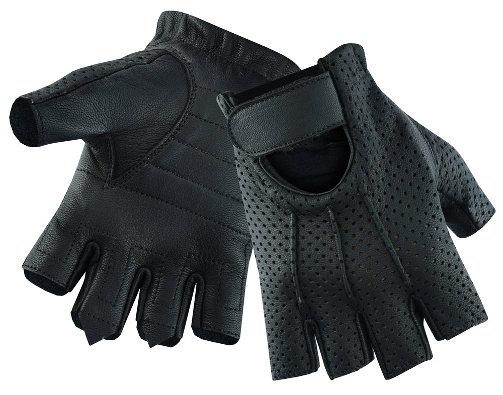 DS Women's Tough Perforated Fingerless Glove