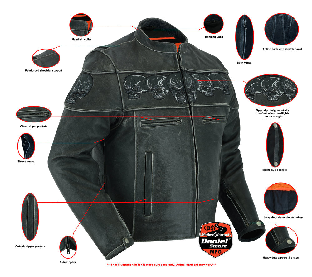 DS Men's Exposed Motorcycle Jacket