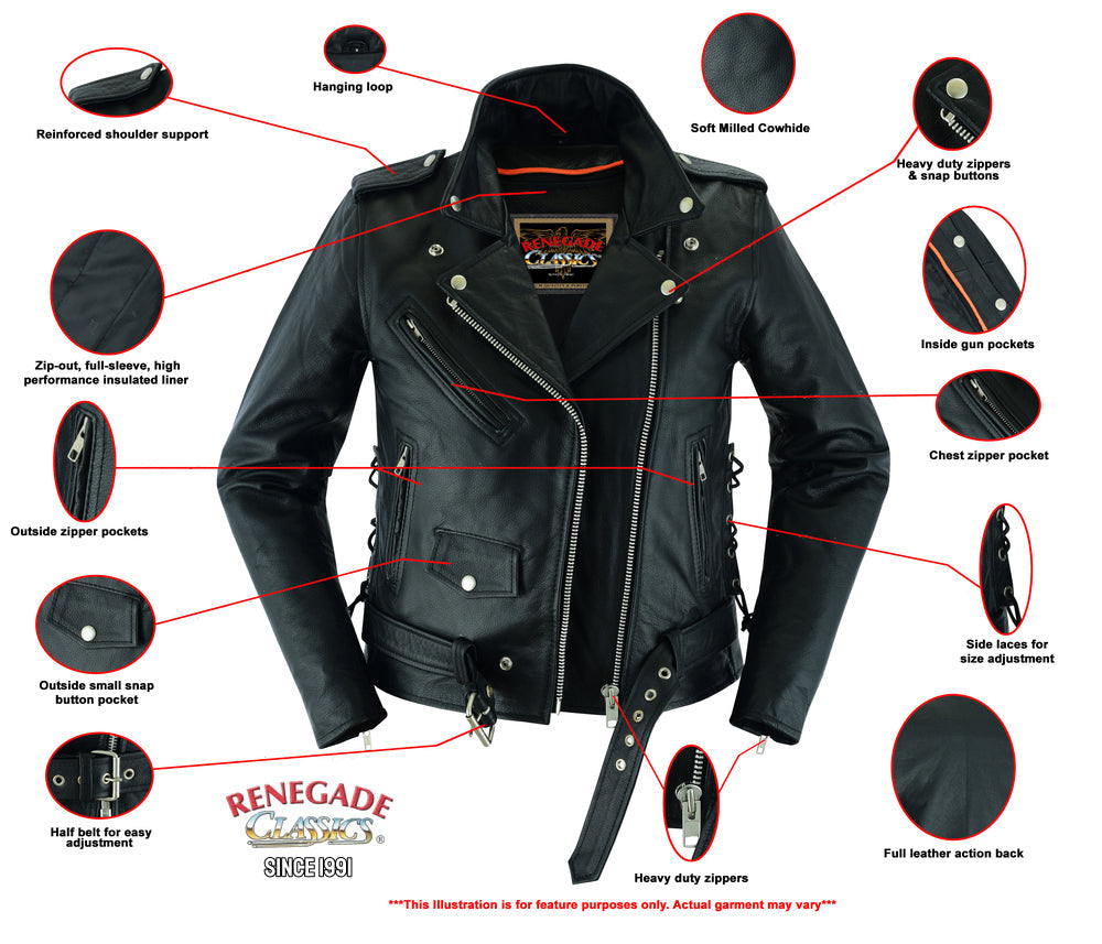 She Wheels Women's Motorcycle Jacket