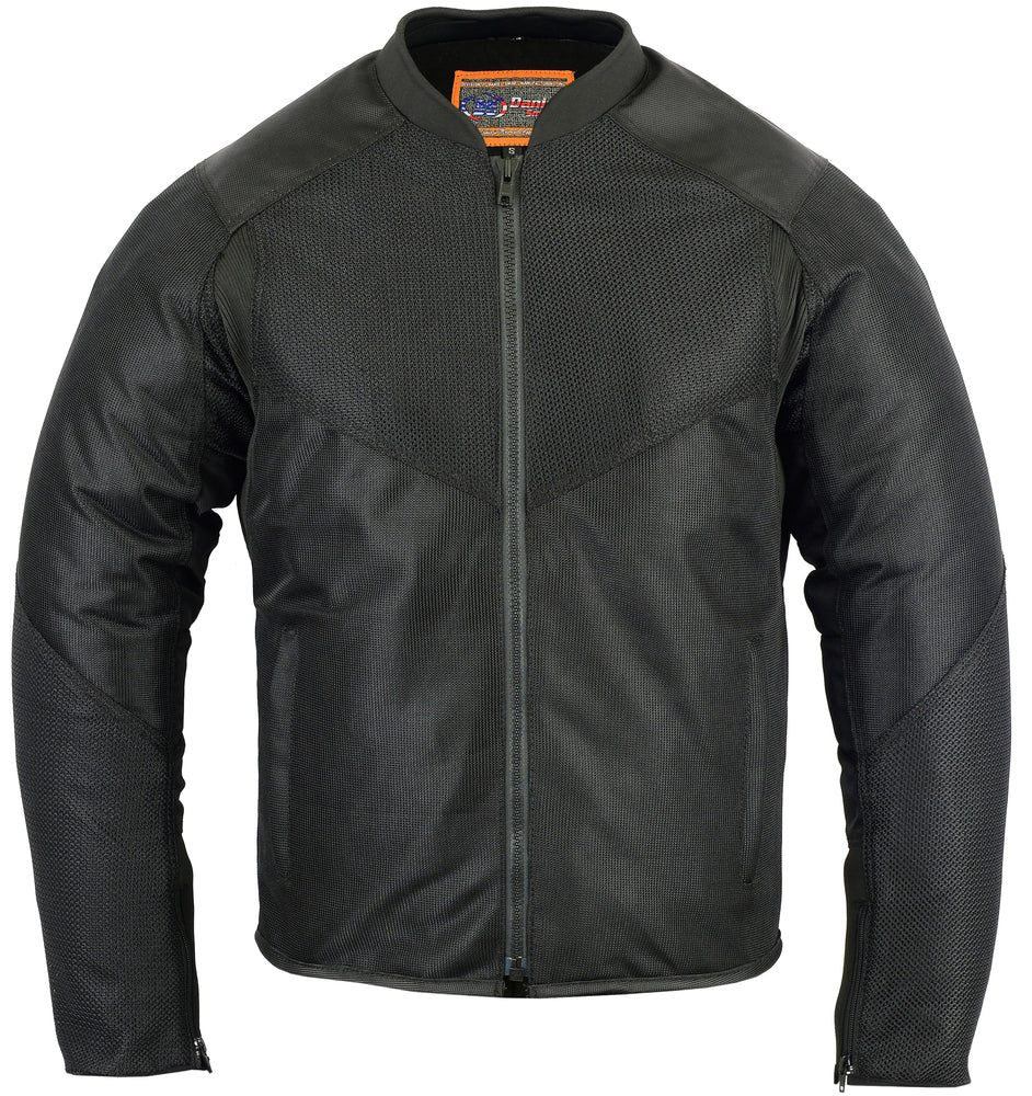 DS  Men's Ventilated Mesh Motorcycle Jacket – Sporty, All-Season