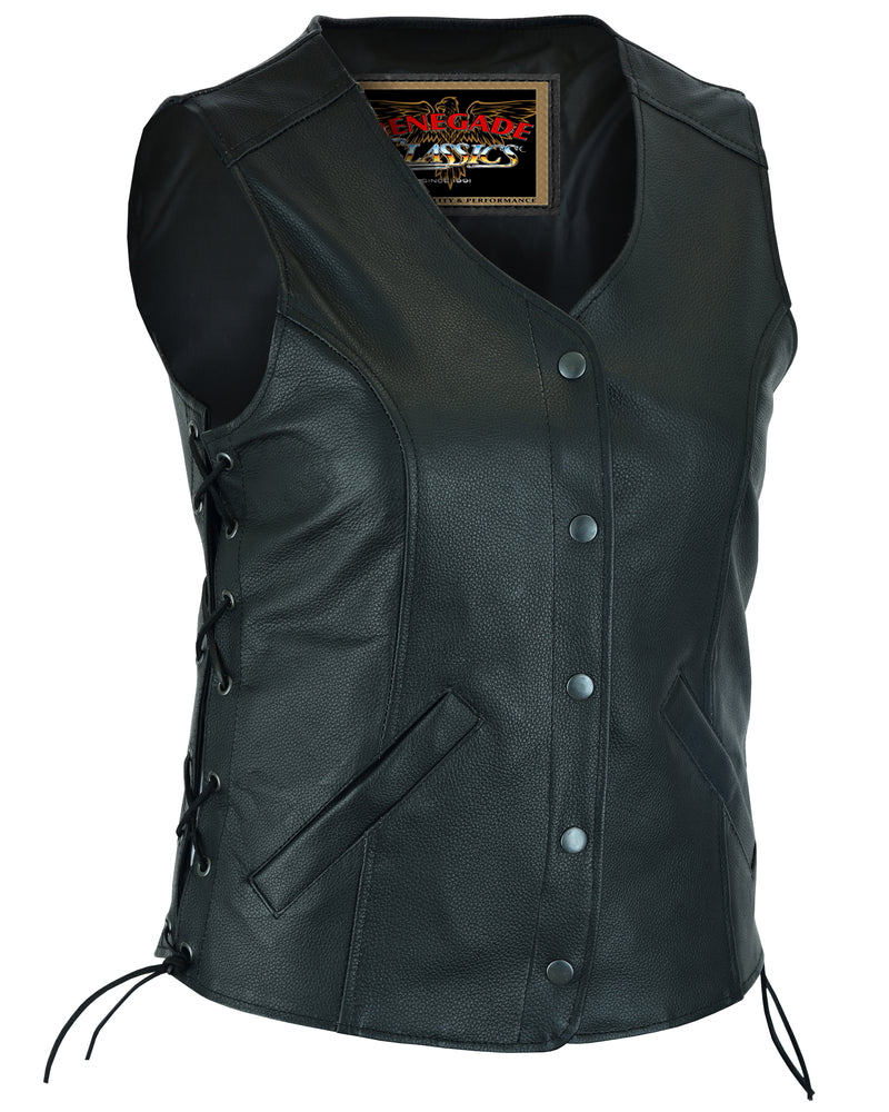 Clara Women's Leather Vest