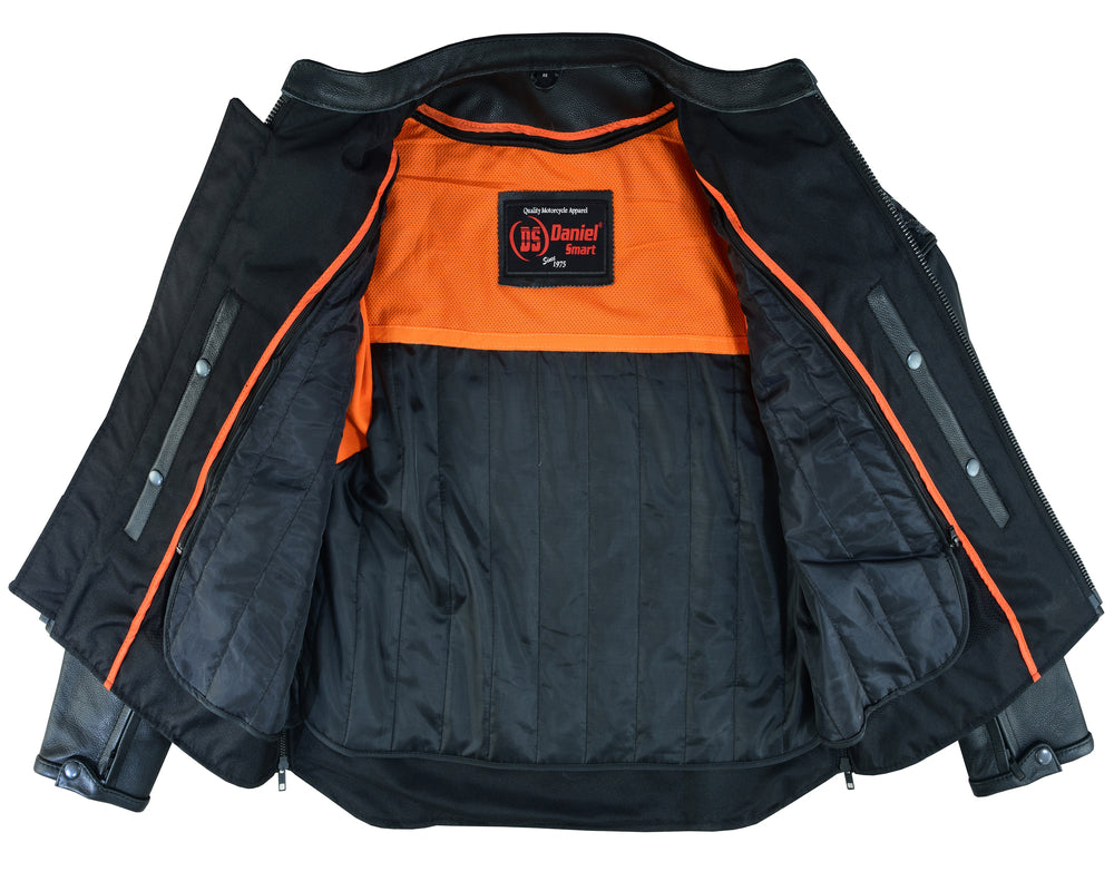 DS Men’s Black Reflective Skulls Scooter Jacket