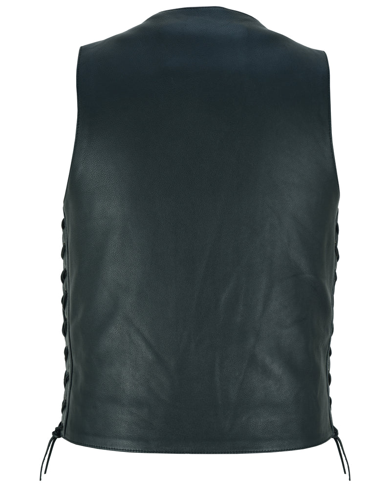 DS Men's Gold Traditional Vest - Black