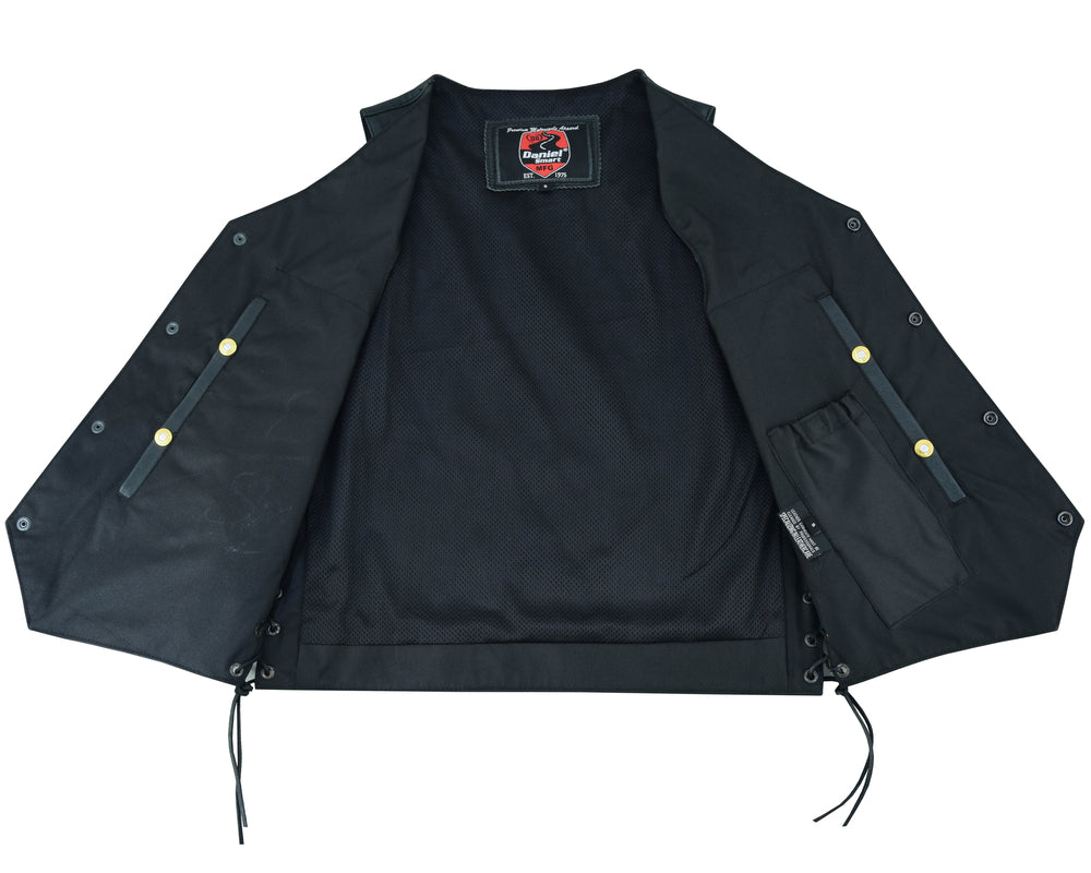 DS Men's Gold Traditional Vest - Black